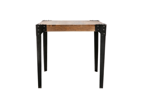 Mesa de jantar industrial em aço e madeira L80 Madison MILIBOO