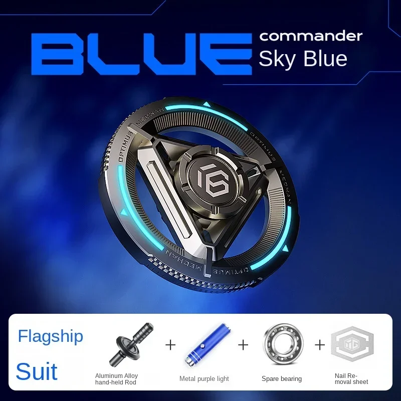 (azul Multifuncional) Brinquedo Descompressor Commander - Versão Premium