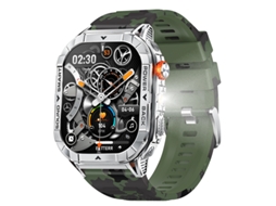 Smartwatch K70a Com Tela Amoled Hd De 2,13", 20 Modos Esportivos, Monitor De Frequência Cardíaca E Spo2 Ip68 (verde)