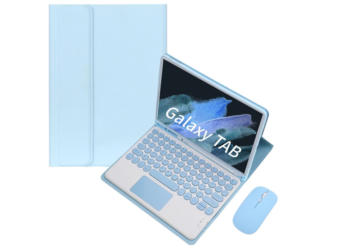 Lurelia Capa Com Teclado Bluetooth Para Ipad 8 10.2 Com Estojo De Couro De Pano