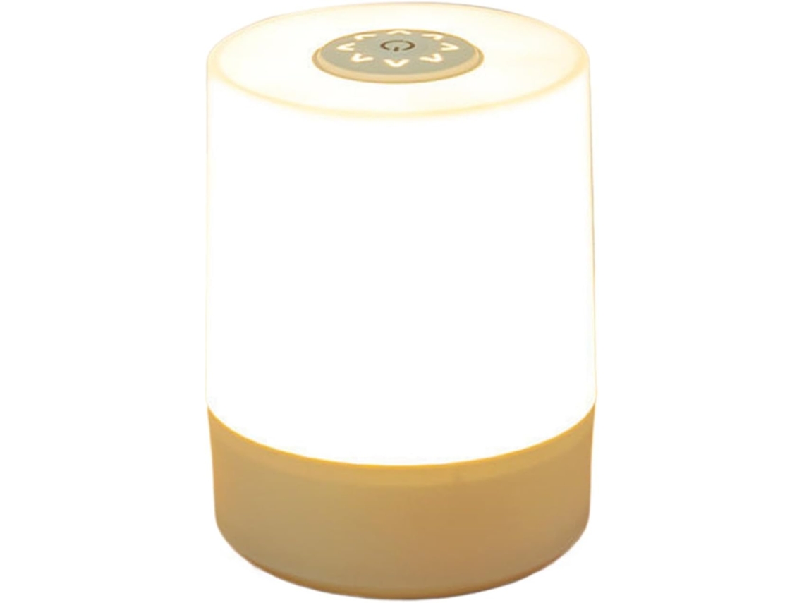 Luz Noturna Portátil Led Com Ajuste De Intensidade Por Toque.