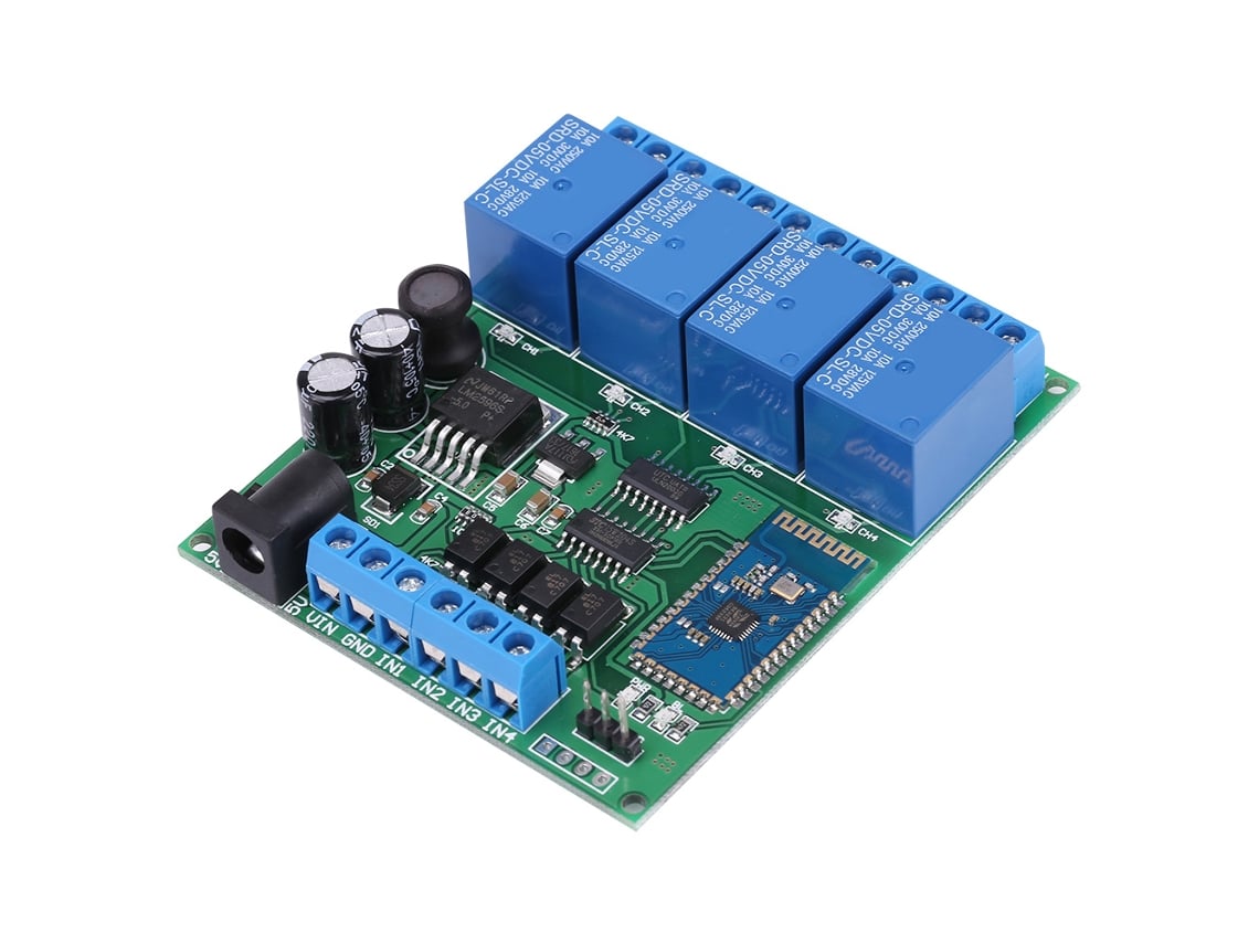 Módulo Rele Bluetooth 4 Canais Controle Remoto