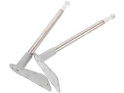 Nuobesty Conjunto De 2-suportes Ajustáveis Para Mosquiteiro Cama Solteiro Sem Necessidade Furação Extensível E Flexível