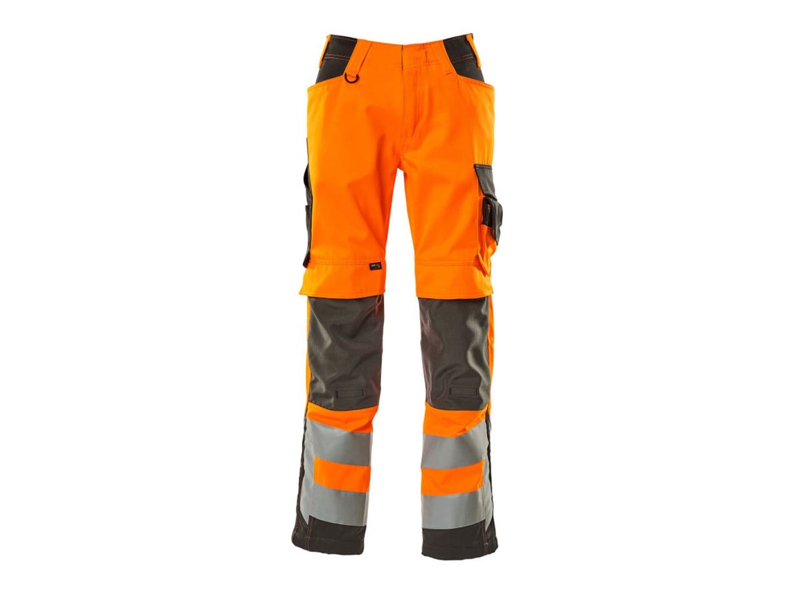 Calças Grandes Com Bolsos Para Joelheiras Safe Supreme 15579 Laranja 64 / 32 MASCOT