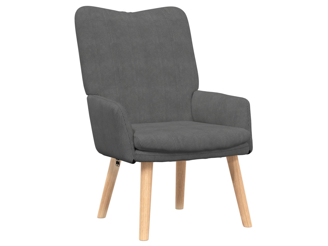 Conjunto 1 Poltrona Vidaxl Cinzento Tecido (63 X 67 X 94 Cm)