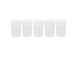 5pcs Caixa De Armazenamento De Esponja De Maquiagem Plástica Multipropósito
