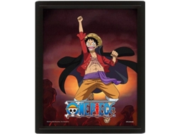 Poster 3D PYRAMID One Piece - Luffy into 5th Gear (23.5 x 28.5 cm)