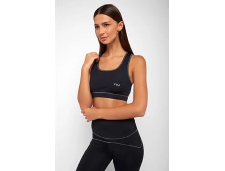 Top Black Yoga With Silver Seams Anahata YUJ PARIS S