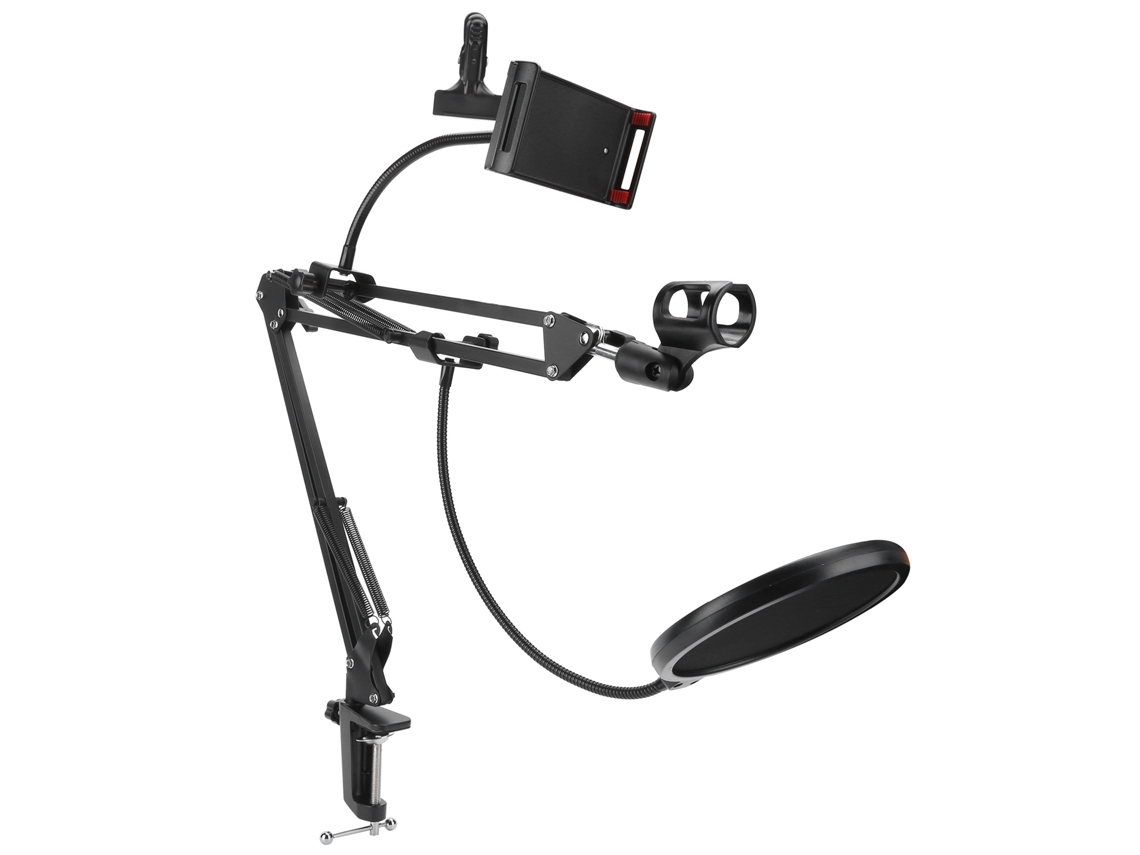 Suporte De Microfone Conjunto Suporte De Mesa Suporte Ajustável Todo Chinês