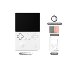 Console De Jogos Portátil, Tela Ips De 4,0 Polegadas, Suporta Jogos Retro, Branco, 64g(5k Games)