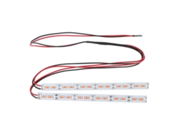 Mali luz de Chassi com 24 Leds em Liga de Alumínio para Carro Rc Escala 1/10 1/8 Off On Road Vermelha
