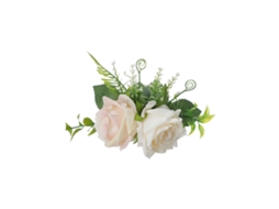 Velas decorativas para mesa de dia dos namorados com flores e rosas artificiais LAXISCREED