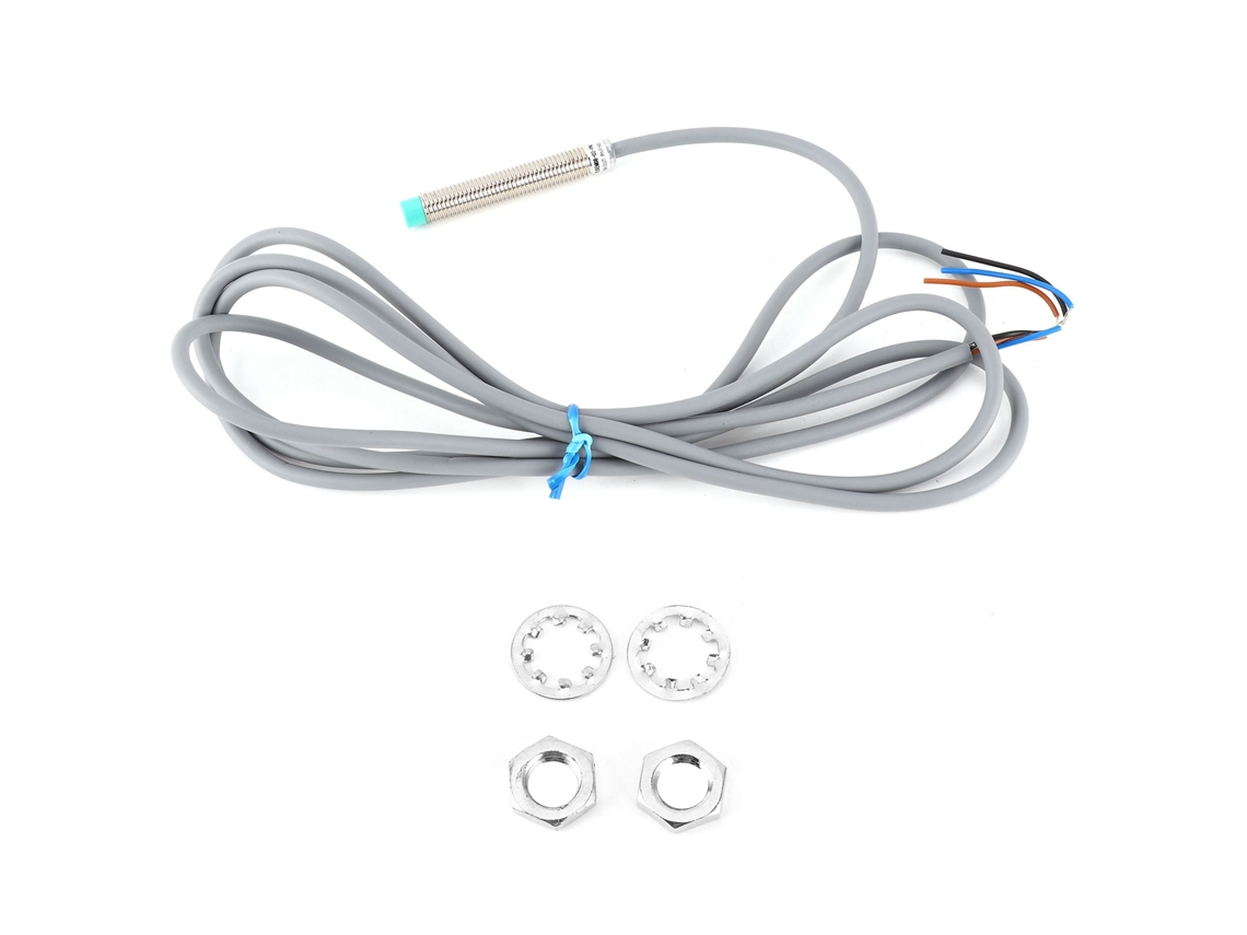 Sensor De Proximidade Berm 3-fio Cabeça Cilíndrica Controlador 10-30vdc Bem08-02-pk