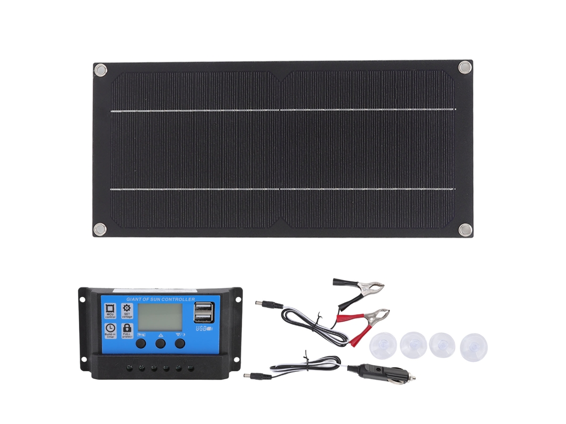 Carregador de Bateria Solar Portátil BRILVIBERA