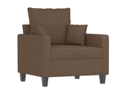 Sofa Chair, Sofa Chairs Vidaxl Marrom Tecido (n/a)