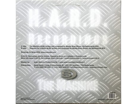 Vinil The Machine H.a.r.d.