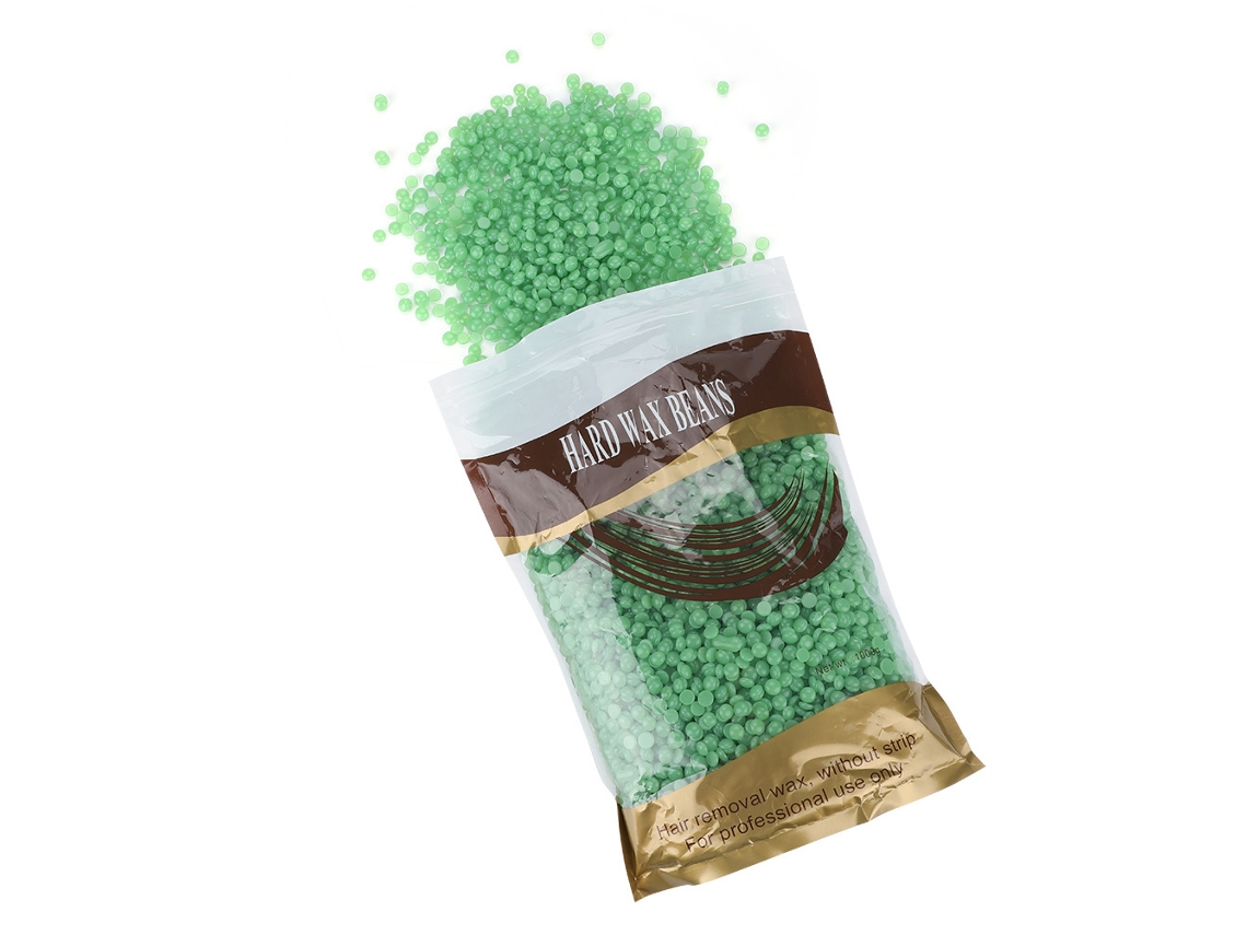 Cera Depilatória Dura em Grãos, Pacote de 1000g, para Braços e Pernas, Cuidados de Beleza, Chá Verde