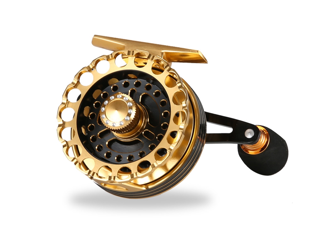 Molinete de Pesca de Gelo Full Metal Suave
