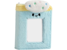 Álbum De Fotos Em Peluche Bleu 3 Bolsas Álbum Para Fotos Carte Postale Pochettes Remplacáveis Porte - Photos