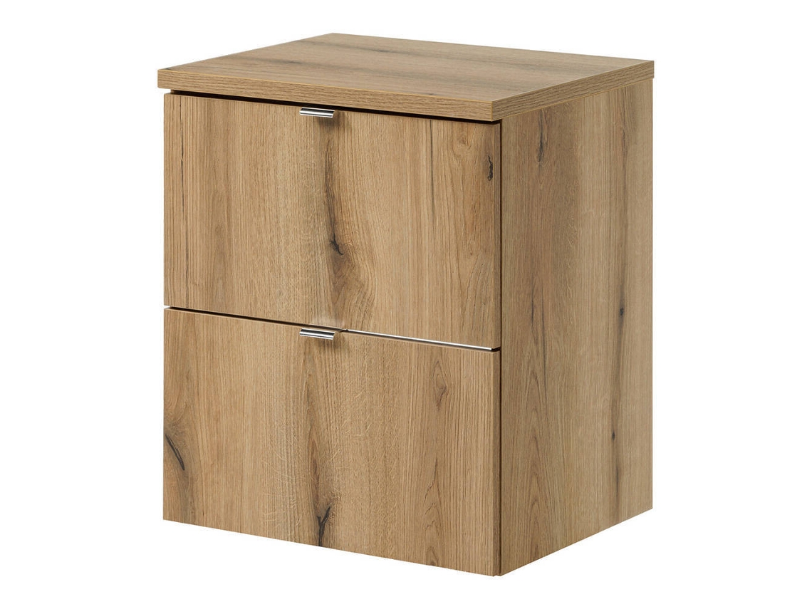 Móvel de casa de banho Newport com 2 gavetas 50x60x40 cm - Carvalho