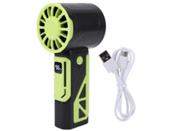 Ventilador Portátil Usb Recarregável Potente Silencioso Verde