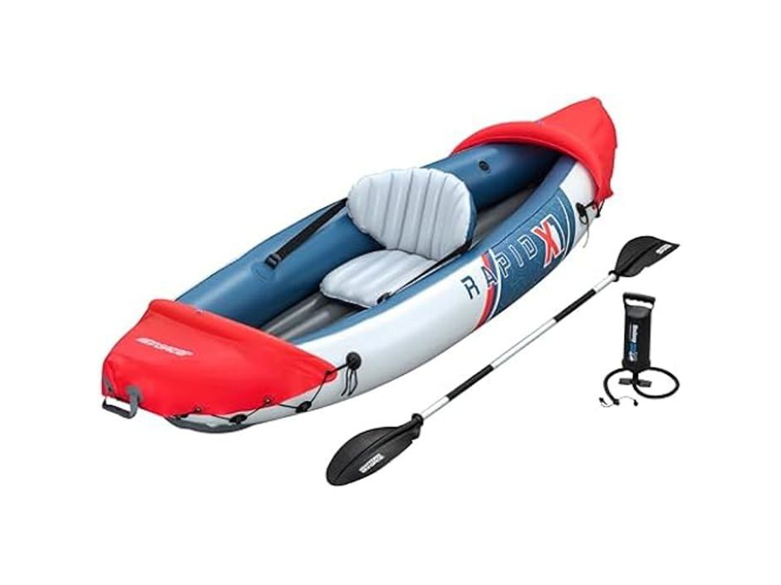 Caiaque Inflável - Bestway - Hydro-force Rapid X1 - 1 Lugar - 120 Kg - 290 Cm X 91 Cm X 42 Cm