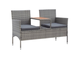Garden Bench, Garden Benches Vidaxl Cinzeto Rattan / Vime (n/a)