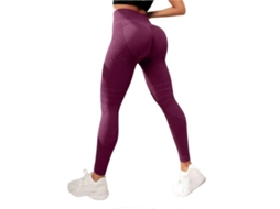 Leggings Anti-celulite De Alta Qualidade: Modeladora, Elástica, Confortável E Versátil Para Todas As Estações Vermelho