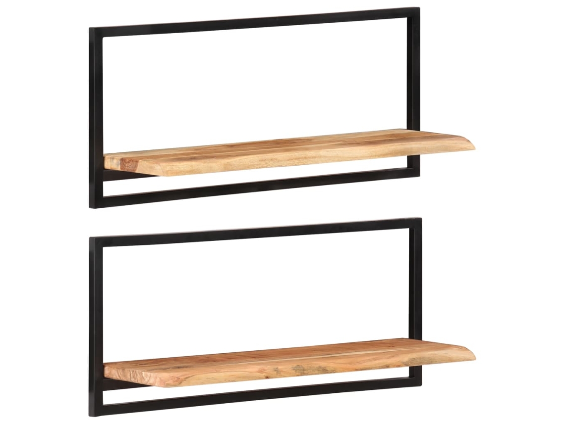 Wall Shelf, Wall Shelves Vidaxl Marrom Madeira (80 X 25 X 35 Cm)