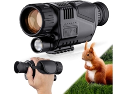 Monóculo De Visão Noturna Digital 5x40 Para Dia E Noite - Óculos De Visão Noturna Com Câmera Infravermelha Hd Com Cartão 8g Tf Para Caça Not