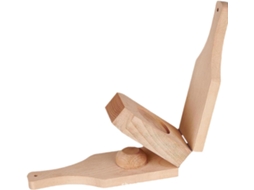Prensa Para Banana-da-terra - De Madeira Natural, Utensílio Rechear,