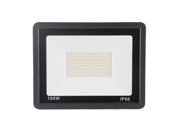 Lâmpada de Projeção Led 100W 3000K Branco Quente IP65 à Prova D'água com Capa de Vidro Temperado S/MARCA