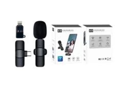 Conjunto de 2 microfones de lapela sem fio, com adaptador tipo C STELASPLEN
