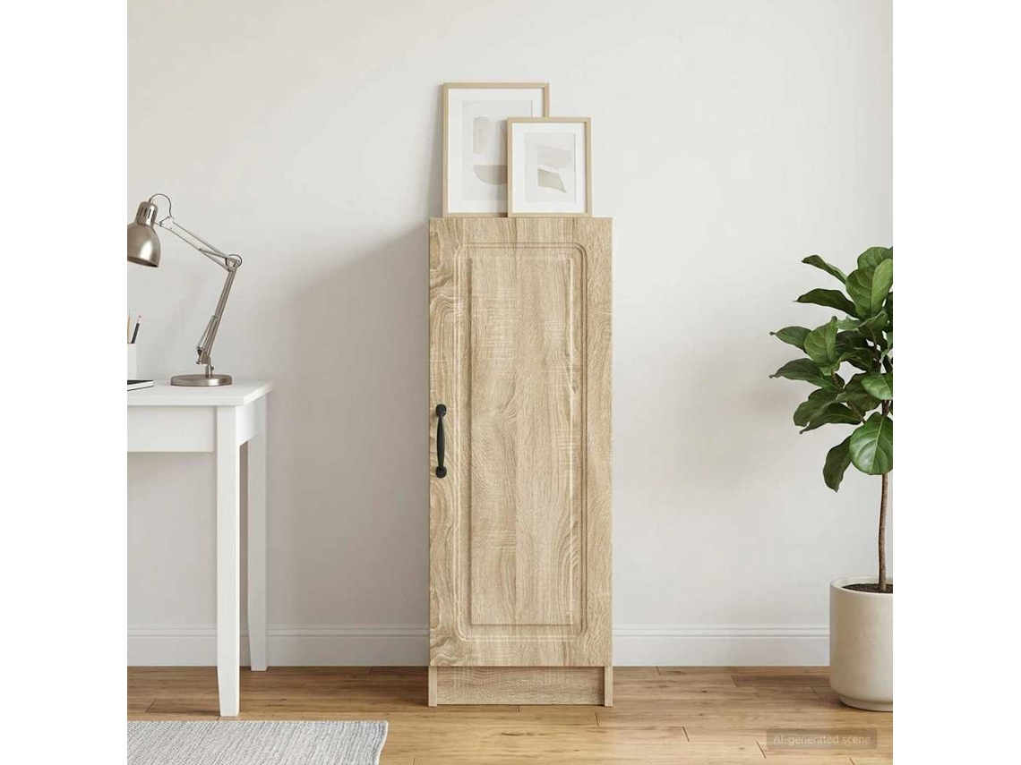 Vidaxl Buffet Carvalho Sonoma 33 X 34,5 X 87 Cm Derivados De Madeira