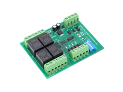 Módulo de relé de 4 canais multifuncional, placa RS485 para equipamentos elétricos DC 12V | S/MARCA
