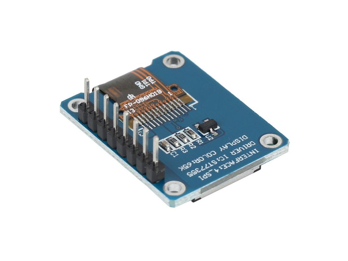 Módulo de tela LCD color IPS HD de 0,96 polegadas 80x160, 3.3V SPI ST7735 para Arduino
