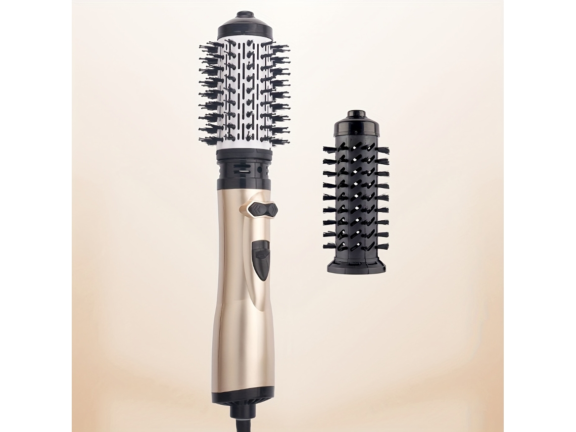 Ferramenta de Modelagem com Ar Quente Três em um e Escova Rotativa para Secar o Cabelo, Adequada para Alisar, Enrolar U STELASPLEN