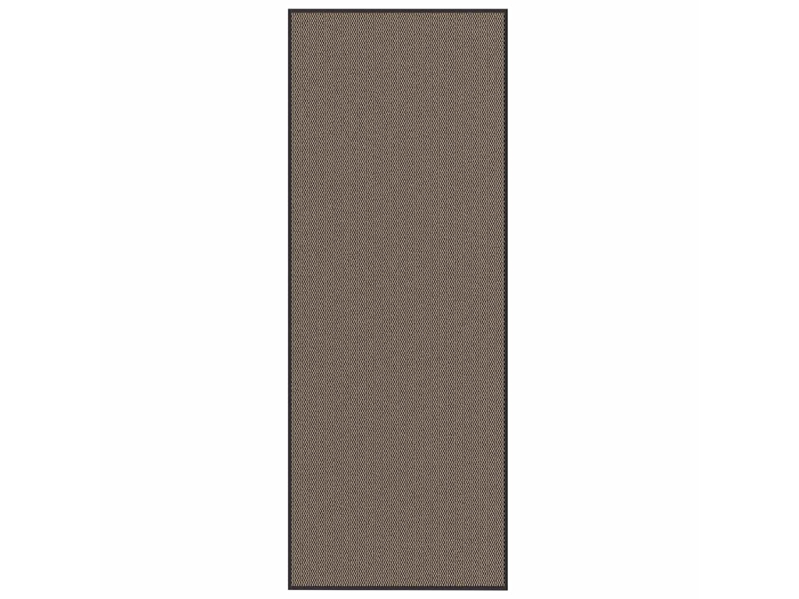 vidaXL Capacho 115x300 cm castanho