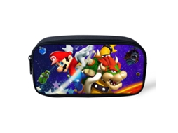 Estojo de Lápis Super Mario de Camada Única, Grande Capacidade, Organizador de Mesa BRILVIBERA