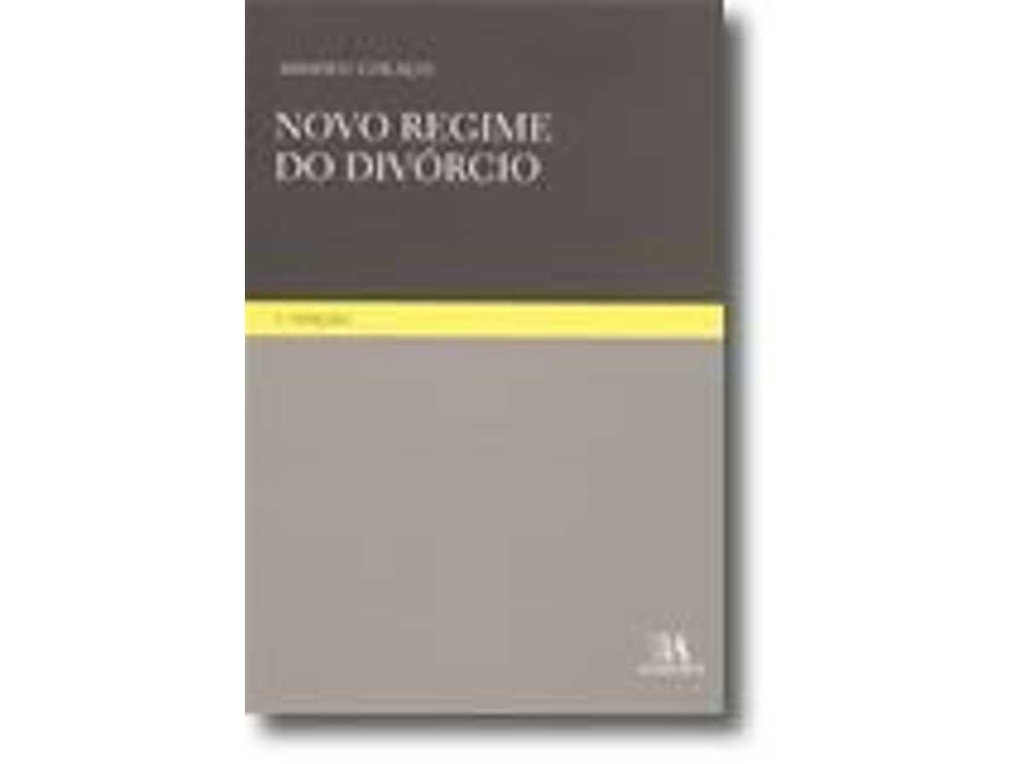 Livro Novo Regime do Divórcio de Amadeu Colaço
