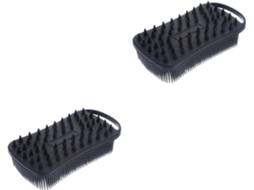 Escova De Banho Silicone Healeved 2 Peças Para Esfoliação, Escova Confortável Para Limpeza Profunda Do Corpo E Massagem