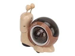 Primerox brinquedo Caracol Rastejante Bebê com Música Luzes Balanço Cabeça Tummy Time Marrom