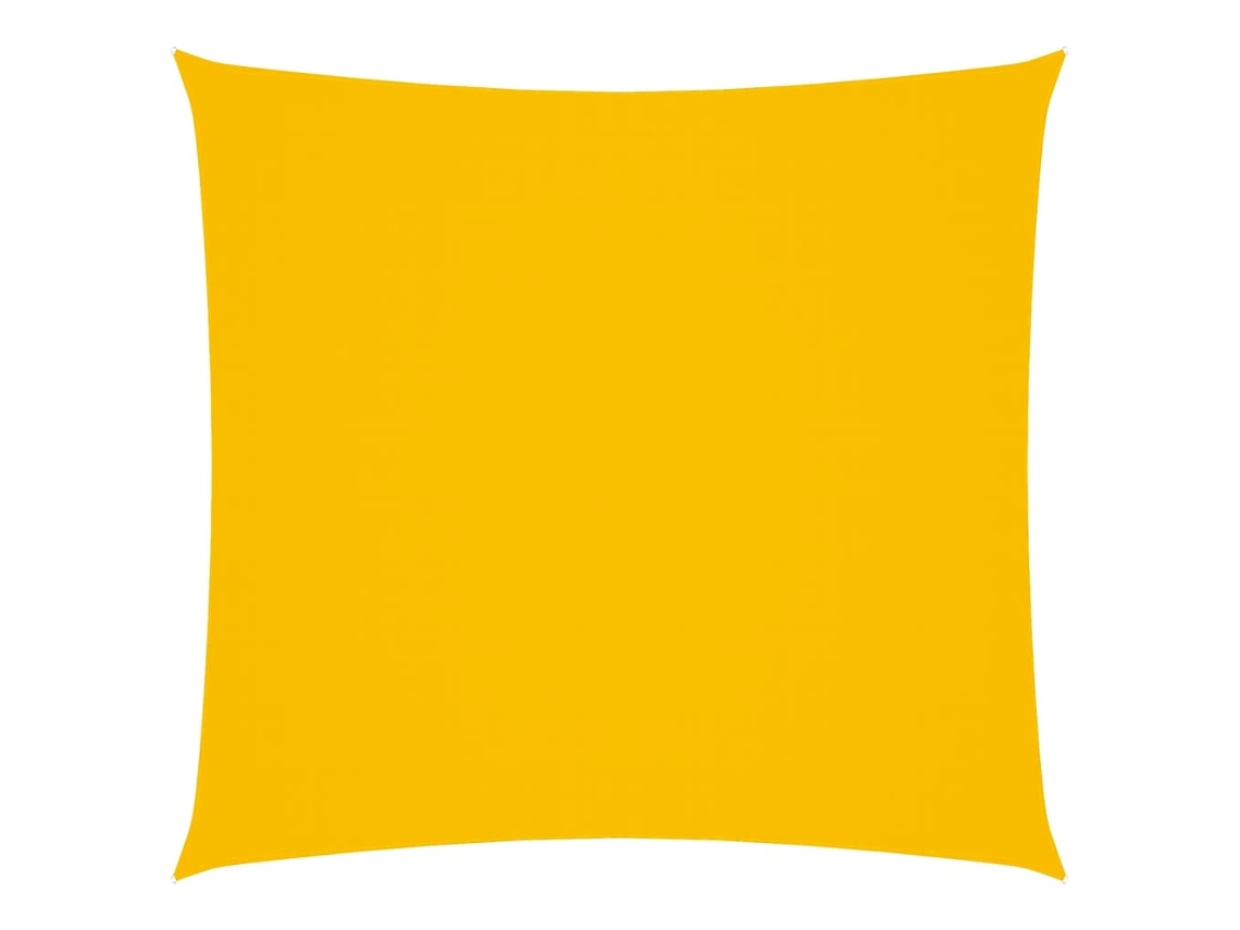 Vela de Sol Quadrada Tecido Oxford Amarelo MAISON EXCLUSIVE 4,5x4,5 m