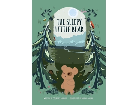 Livro The Sleepy Little Bear De Courtney Landin (inglês)