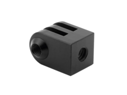 Adaptador De Tripé Alumínio Com Rosca 1/4'' Em Liga Cnc Para Câmeras Sjcam 9 10 (preto)-aquaforge
