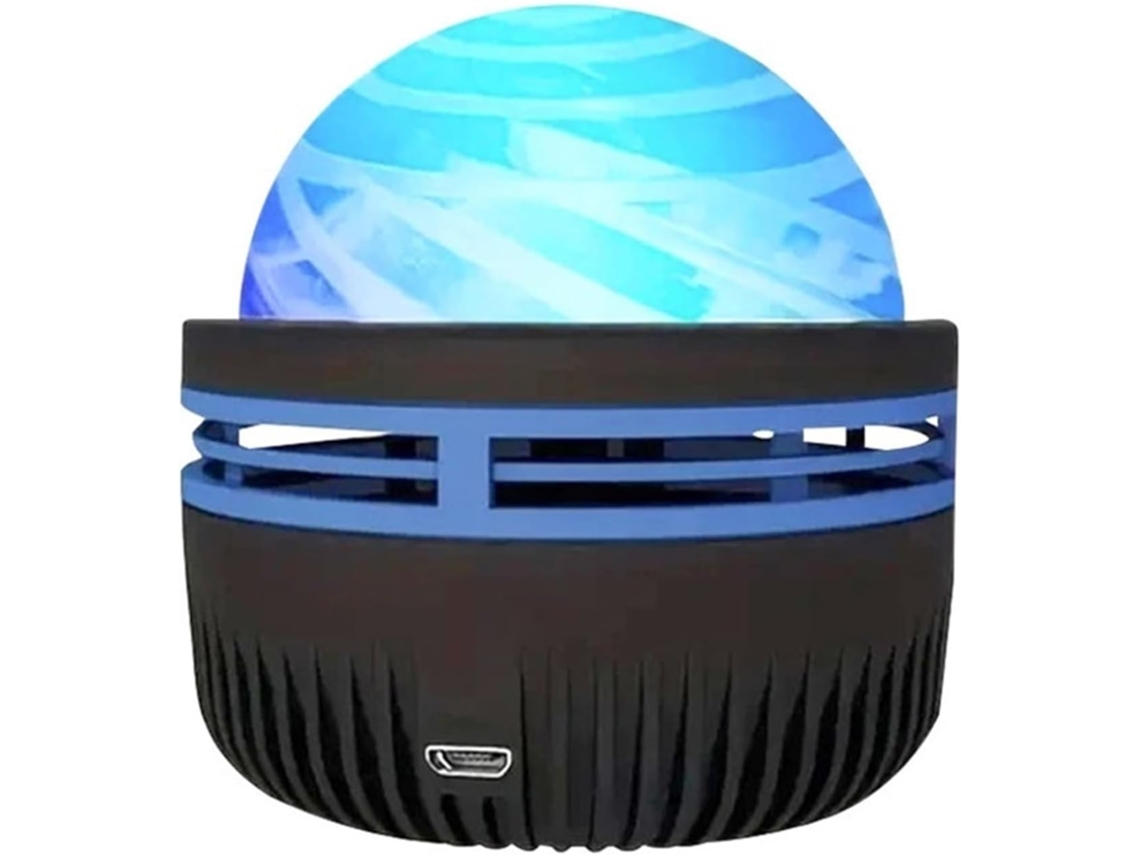 Luminária Noturna Led Vortex Star Com Projeção Dinâmica, Controle