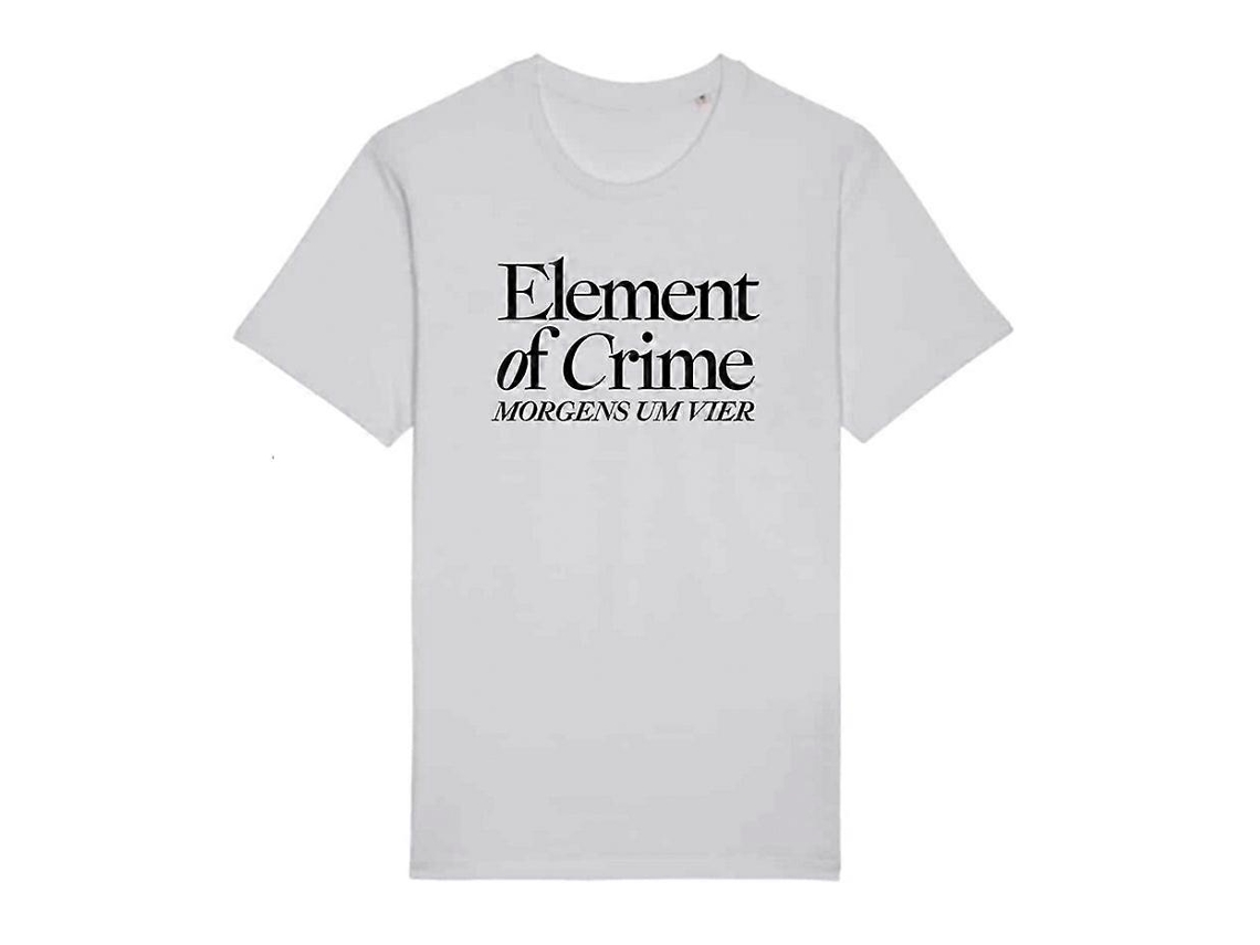 Element Of Crime Morgens um Vier T shirt Weiss Ohne Tour Dates Unisex Best Sellers Sizexxl ROCKINSTONE