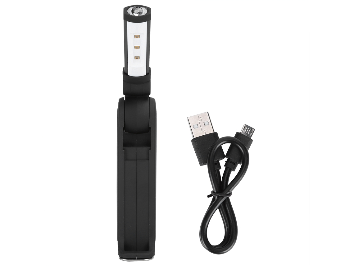 2026 luz de Limpeza Led Uvc Portátil de 3w com Duas Fontes de Luz, Carregamento Usb, para Casa e Trabalho, Plegável