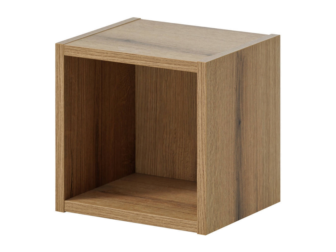 Prateleira cubo de banho Newport aglomerado 27x25x21 cm - Carvalho