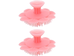 Dechous Conjunto De 2-escovas Silicone Para Shampoo Bebê, Escova Macia Para Couro Cabeludo Sensível, Massageador